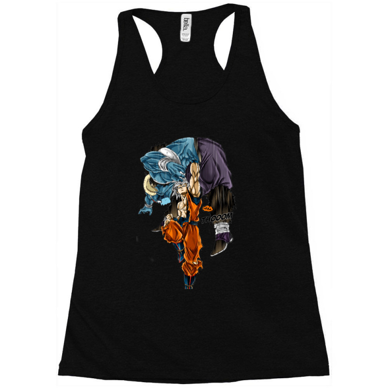 Goku Mastered Ultra Instinct Vs Dragonball Súper Saiyan Gift Racerback Tank by KelseyHachler | Artistshot