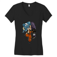 Goku Mastered Ultra Instinct Vs Dragonball Súper Saiyan Gift Women's V-neck T-shirt | Artistshot