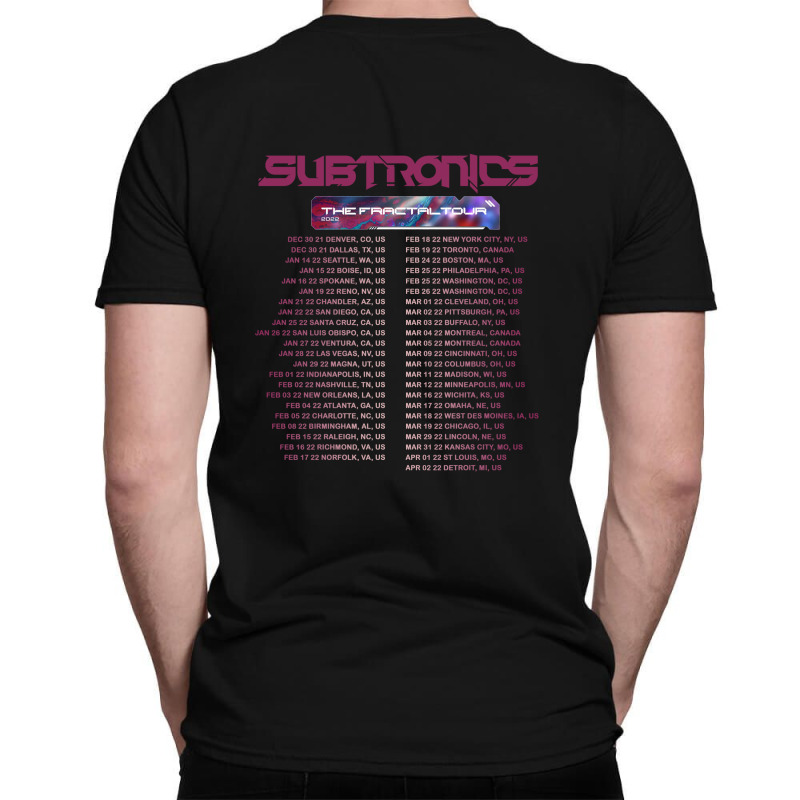 Custom Subtronics The Fractal Tour 2022 Back Classic T-shirt By