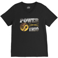 Musical Instruments Power Trio V-neck Tee | Artistshot