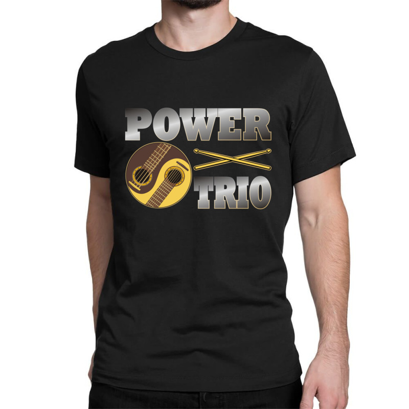 Musical Instruments Power Trio Classic T-shirt by JAMESDSHARP | Artistshot