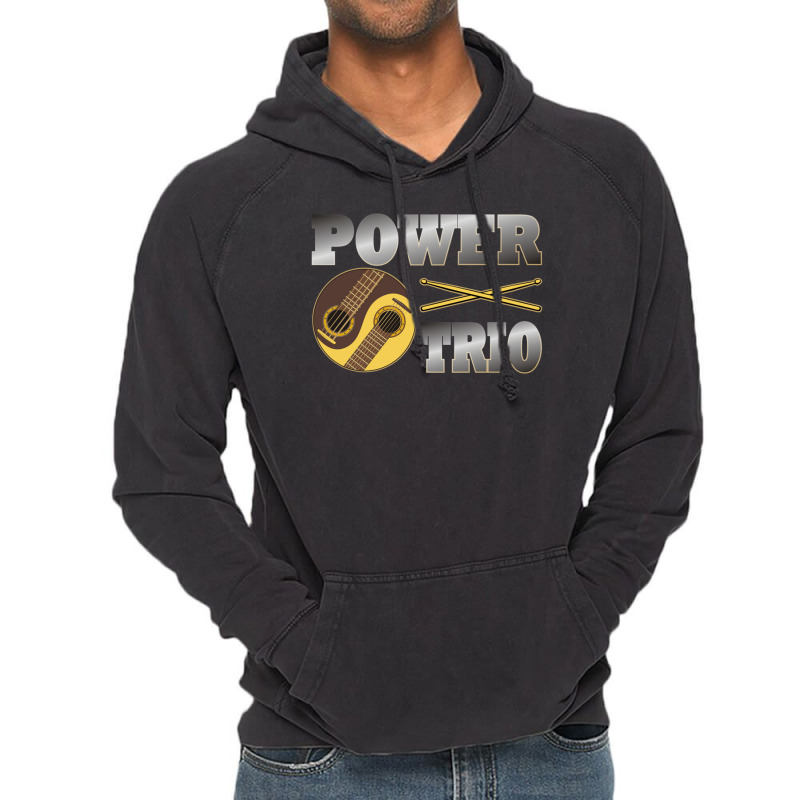 Musical Instruments Power Trio Vintage Hoodie by JAMESDSHARP | Artistshot