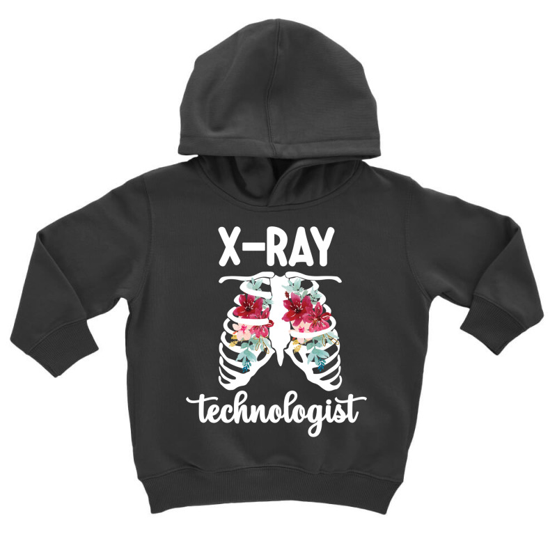 X Ray Technologist Skeleton  X Ray Tech Rt Radiology Tech Sweatshirt Toddler Hoodie by cm-arts | Artistshot