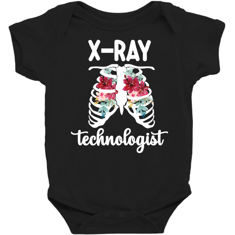 X Ray Technologist Skeleton  X Ray Tech Rt Radiology Tech Sweatshirt Baby Bodysuit by cm-arts | Artistshot