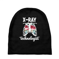 X Ray Technologist Skeleton  X Ray Tech Rt Radiology Tech Sweatshirt Baby Beanies | Artistshot