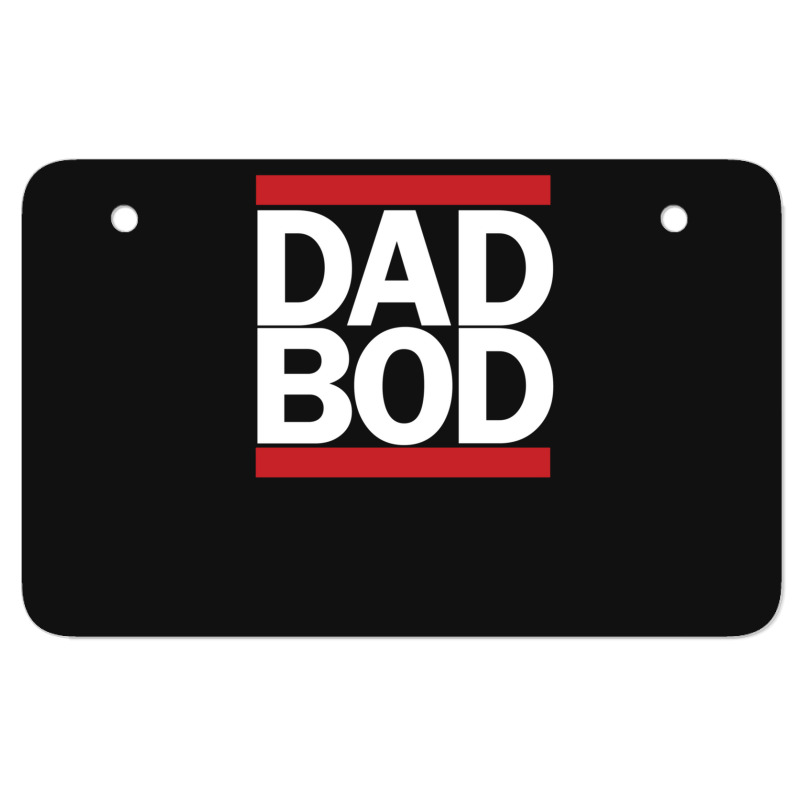 Dad Bod - Hiphop Music Style Atv License Plate | Artistshot