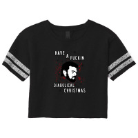 Have A Fuckin' Diabolical Christmas Scorecard Crop Tee | Artistshot