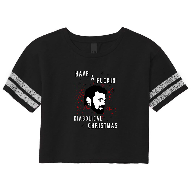 Have A Fuckin' Diabolical Christmas Scorecard Crop Tee by ConnieKunkle | Artistshot