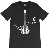 Banjo Instrument T  Shirt A Banjo Instrument With Beautiful Butterflie T-shirt | Artistshot