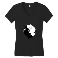 Eternal Cat Love Women's V-neck T-shirt | Artistshot