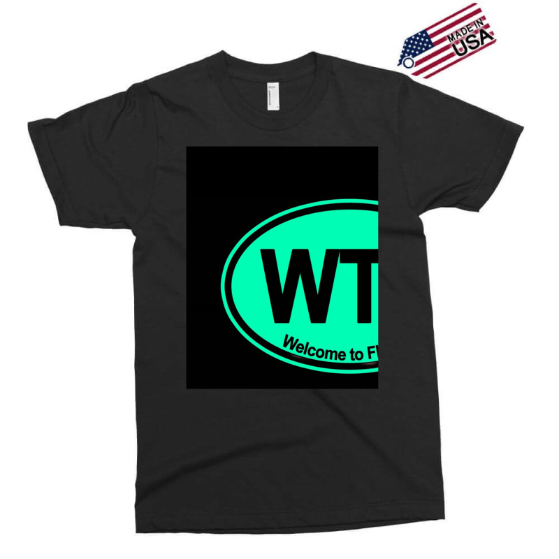 Wtf  Welcome To Florida Mint Green Exclusive T-shirt | Artistshot