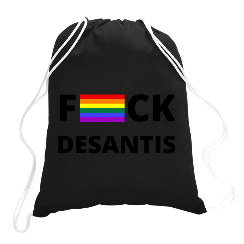 Anti Ron Desantis Drawstring Bags | Artistshot