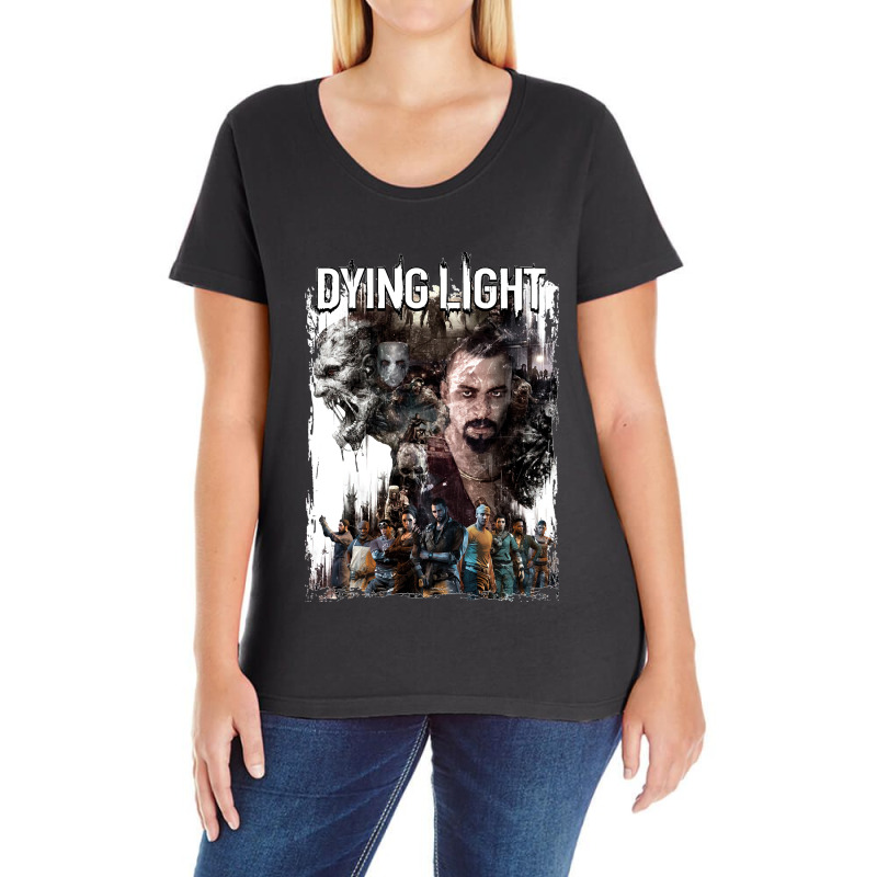 Dyingg Light Game Ladies Curvy T-Shirt by cm-arts | Artistshot