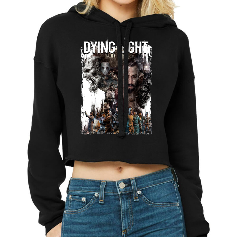 Dyingg Light Game Cropped Hoodie by cm-arts | Artistshot