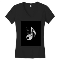 Musical Note   Banjo Women's V-neck T-shirt | Artistshot