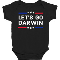 Lets Go Darwin Baby Bodysuit | Artistshot