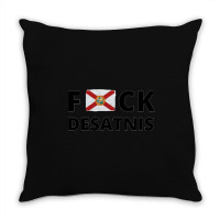 Anti Ron Desantis Throw Pillow | Artistshot