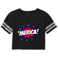 Merica America Scorecard Crop Tee | Artistshot