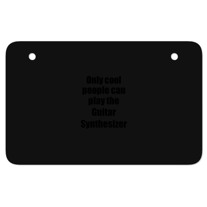 Guitar Synthesizer Player Musician Funny Gift Idea Atv License Plate | Artistshot