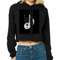 Musical Note   Snare Drum Cropped Hoodie | Artistshot