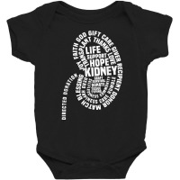 Cute Kidney Donor Art Men Women Organ Donation Awareness T Shirt Baby Bodysuit | Artistshot