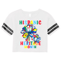 Hispanic Heritage Month Latino Countries Flags Sunflower (2) Scorecard Crop Tee | Artistshot