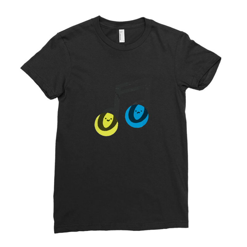 Musical Note Ladies Fitted T-Shirt by JAMESDSHARP | Artistshot