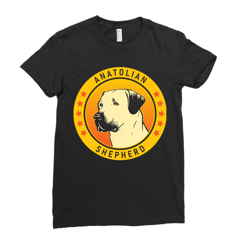 Anatolian Shepherd Anatolian Shepherd Dog Portrait Ladies Fitted T-Shirt by relativemedulla | Artistshot