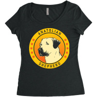 Anatolian Shepherd Anatolian Shepherd Dog Portrait Women's Triblend Scoop T-shirt | Artistshot