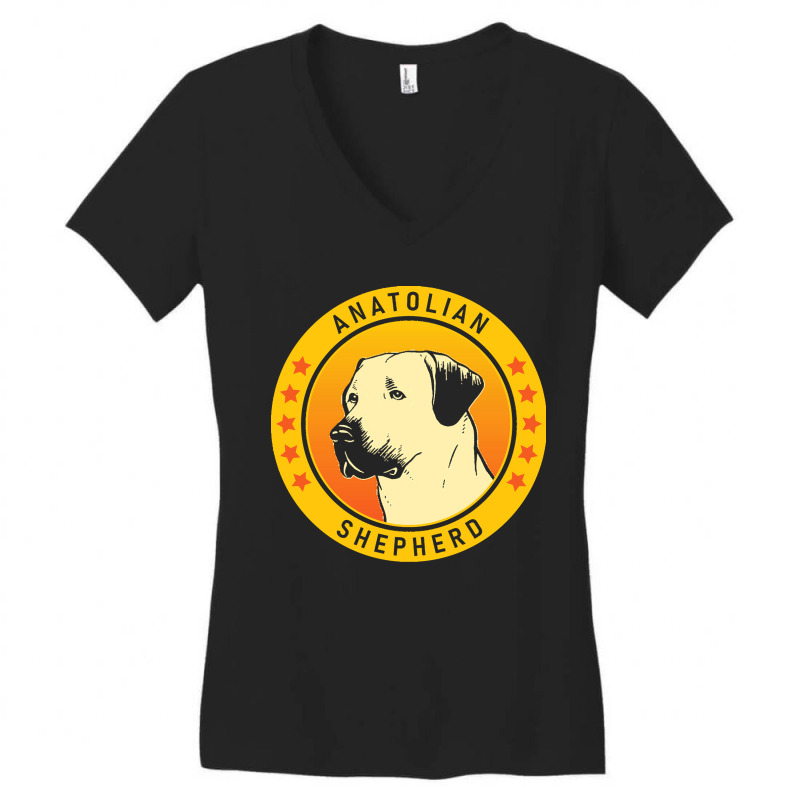 Anatolian Shepherd Anatolian Shepherd Dog Portrait Women's V-Neck T-Shirt by relativemedulla | Artistshot