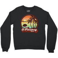 Saint Petersburg Florida Souvenirs Retro 80s St Petes Beach T Shirt Crewneck Sweatshirt | Artistshot