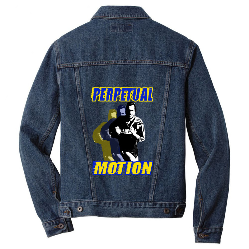 Parramatta Eels - Ray Price - Mr Perpetual Motion - Retro Men Denim Jacket by cm-arts | Artistshot