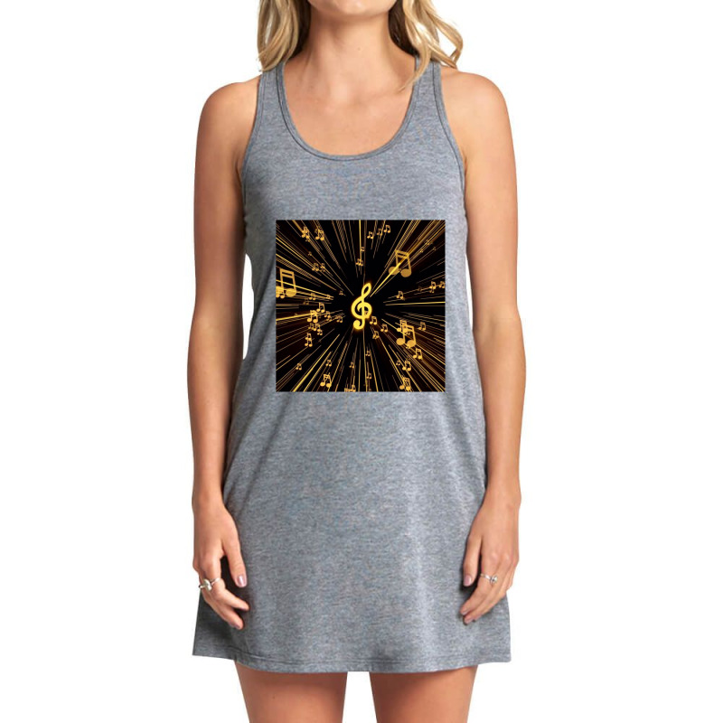 Musical Notes Tank Dress by JAMESDSHARP | Artistshot