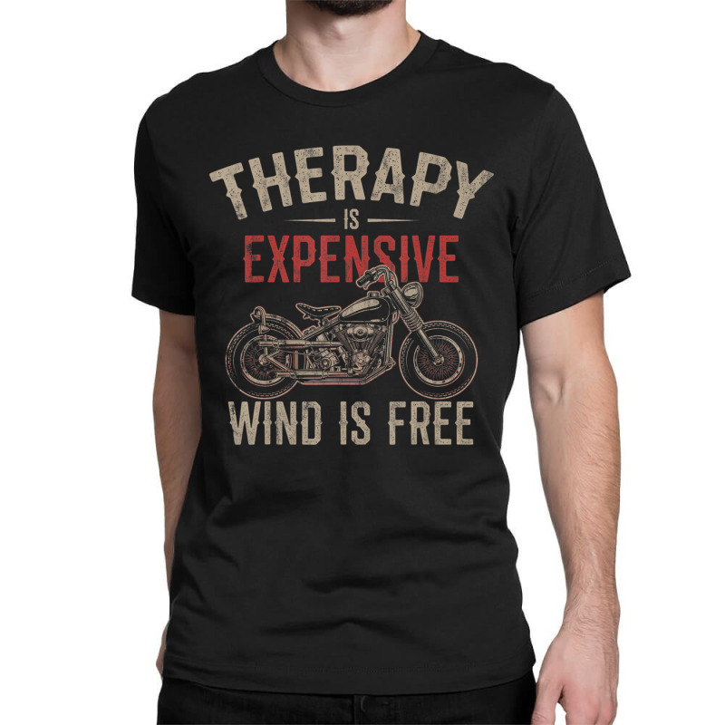 Motorcycle Therapy Classic T-shirt by cm-arts | Artistshot