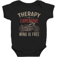 Motorcycle Therapy Baby Bodysuit | Artistshot