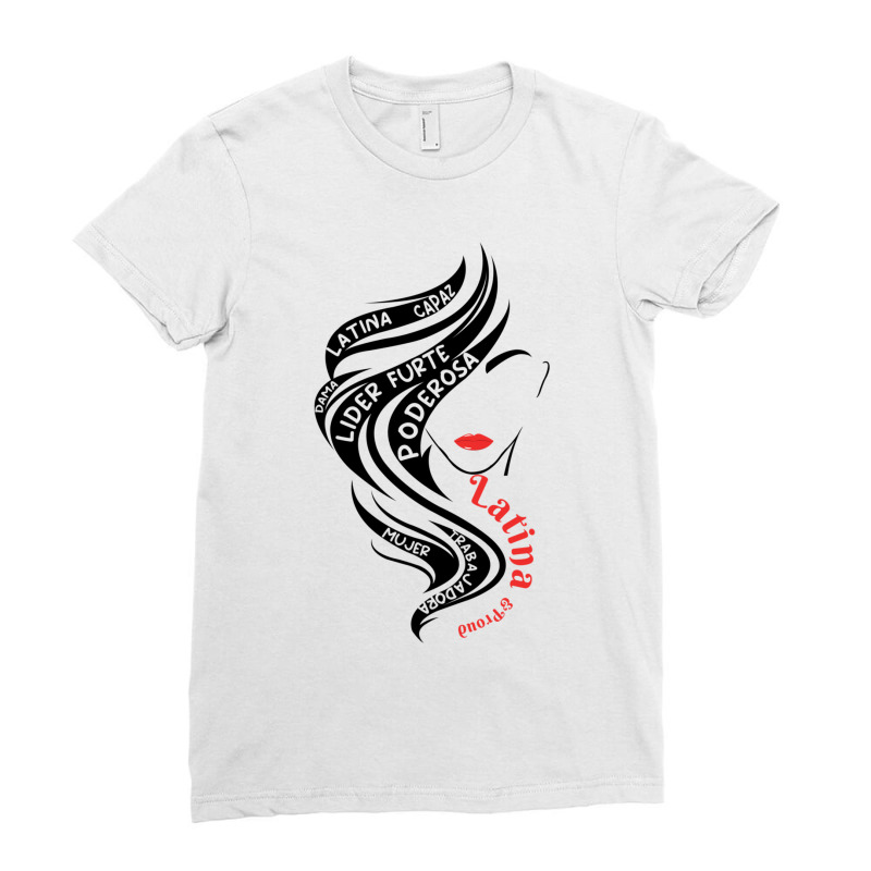 Latina Hispanic Heritage Month Ladies Fitted T-Shirt by JENNYKISS | Artistshot