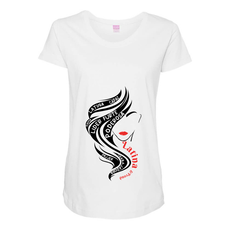 Latina Hispanic Heritage Month Maternity Scoop Neck T-shirt by JENNYKISS | Artistshot