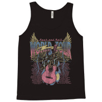 Rock & Roll Free Spirit World Tour Guitar Fire Wings Thunder Tank Top | Artistshot