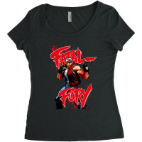 Fatal Fury Women's Triblend Scoop T-shirt | Artistshot