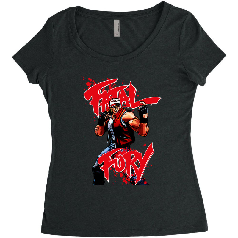 Fatal Fury Women's Triblend Scoop T-shirt by cm-arts | Artistshot