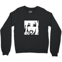 Belle Delphine Black & White Crewneck Sweatshirt | Artistshot