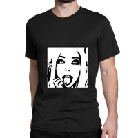 Belle Delphine Black & White Classic T-shirt | Artistshot