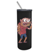 Werewolf Gift Skinny Tumbler | Artistshot