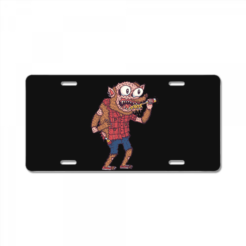 Werewolf Gift License Plate | Artistshot