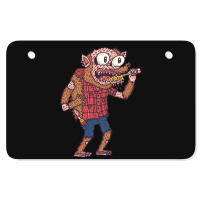 Werewolf Gift Atv License Plate | Artistshot