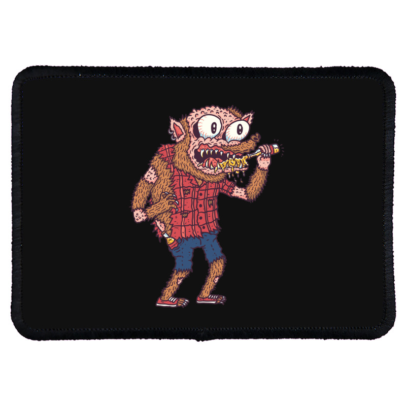 Werewolf Gift Rectangle Patch | Artistshot