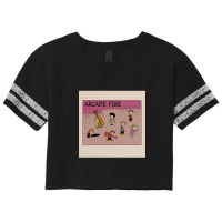 Arcade Fire Cartoon Scorecard Crop Tee | Artistshot