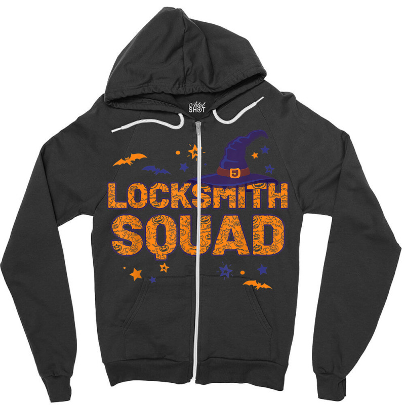 Locksmith Squad Witch Halloween Matching Zipper Hoodie by Clinical | Artistshot