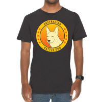 Australian Cattle Dog Australian Cattle Dog Portrait Vintage T-shirt | Artistshot