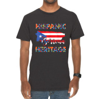 National Hispanic Heritage Month Puerto Rico Vintage T-shirt | Artistshot